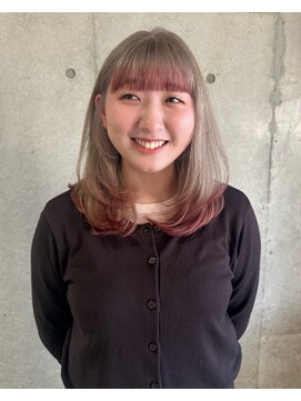 ケシキ 佐賀(keshiki) ミディアムレイヤー×デザインカラー