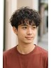 【メンズ限定】　初夏の身だしなみ☆カット+パーマ+眉毛カット
