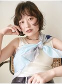 パーマ風/顔まわりレイヤー/ボブ