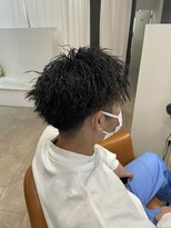 レガ(le ga) 刈り上げマッシュ×ツイストパーマ!