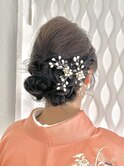 ヘアセット&訪問着