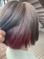 ボンドヘアー(Bond Hair) 秋冬インナーカラーショートワンレンボブ☆
