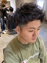 エルオム(EL.HOMME)&nbsp;【YUKI】アップバング×束感ヘア×パーマ