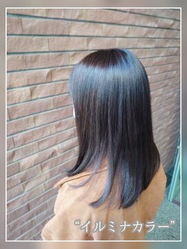 アッシュ 大泉学園店(Ash) 【イルミナカラー】暗染めグレー系カラー　Ash大泉学園