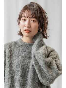 オースティン 門前仲町(AUSTIN) AUSTIN☆外ハネボブアッシュブラウンネオウルフツイストパーマ