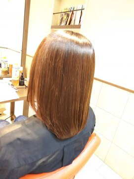 ネオリーブチノ 登戸店(Neolive cino) 髪質改善酸熱TRハホニコラメラメTRミディアム艶髪