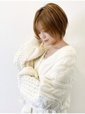 襟足スッキリ透明感ショート【新宿】