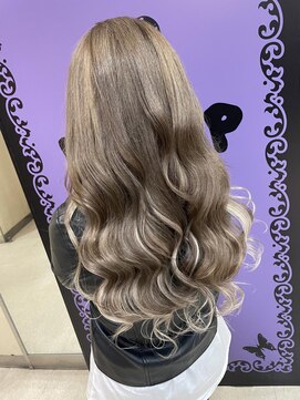 アンリップ ジー(salon unripＧ) h.i #アッシュミルクティー　#プルエクステ