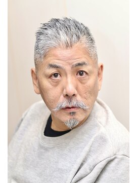 ヘアーアンドグルーミング ヨシザワインク(HAIR&GROOMING YOSHIZAWA Inc.) イケオジソフトモヒカン&カイゼル髭のベストマッチスタイル