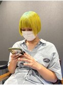 #デザインカラー #イエロー #ブリーチ