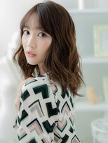 モッズヘア 上尾西口店(mod's hair) 大人かわいいゆるふわミディ小顔ウェットヘアa上尾20代30代40代