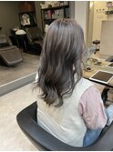 透明感抜群×シルバーグレージュ