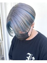 グラスペディア(graspedia) ホワイトグレー、アクアブルーm