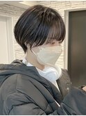 ショートヘア/ボブ/可愛い丸み/簡単スタイリング/20代30代