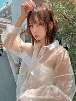 ケイト(kate)&nbsp;【kate 大宮】ココアブラウン×切りっぱなしレイヤー