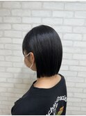【デザインカット】切りっぱなしぷっつりボブ［駒込/駒込駅］