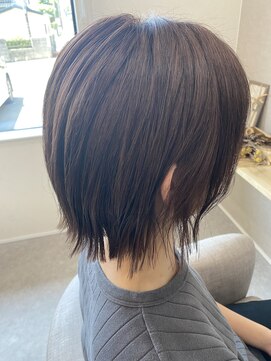 ルシール(Lucir) 【Lucir】大内 亮 切りっぱなし×ピンクブラウン