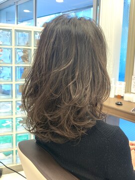 アッシュ 下北沢店(Ash) デジタルパーマで大きめカール