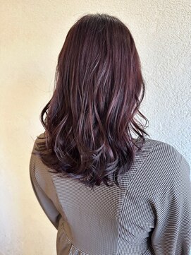 エルサフィロ キタハマ(el zafiro kitahama) 20×30×40代×ミディアム×ピンクベージュ×髪質改善