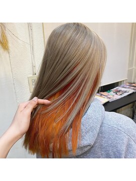 ボアップ 難波店(boappu) #ミディアム#インナーカラー#プルエクステ#髪質改善