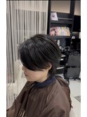 毛流れセンターパート
