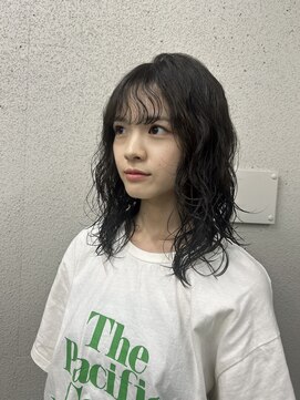 ヌークバイラヴェスト 四日市(neuk by lovest) ボブ×パーマ×ムース