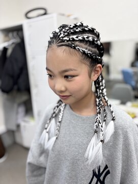 ミラージュ 船橋(Miraju) コーンロウ/暖色カラー[船橋/プルエクステ/ダブルカラー]