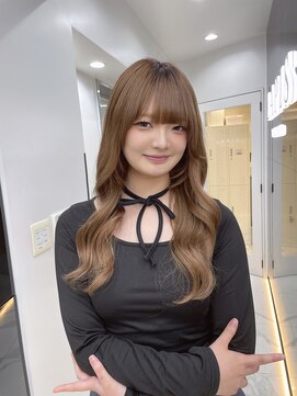 ラピス 渋谷本店(Lapis) ミルクティーベージュ/チェリーブラウン/シールエクステ