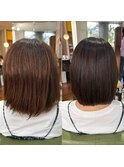 髪質改善ストレート