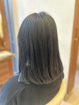 ファーレンピュア(FAHREN PURE) シアーグレー/暗髪/透明感カラー