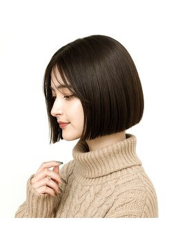 ☆お客様スタイル☆【艶カラーショート／二俣川／二俣川駅】