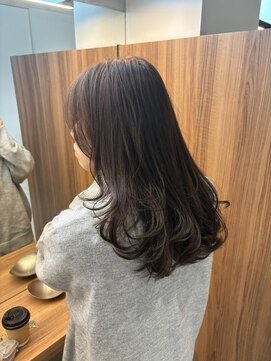 ガリカ 博多(Gallica) ロングレイヤー x ラベンダーベージュ/レイヤーカット