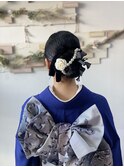 二十歳のロケーションフォトヘアセット