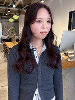 ダンボ(DUMBO)&nbsp;【sayaca】レイヤーカット/顔周りカット/ワインレッド/ボルドー