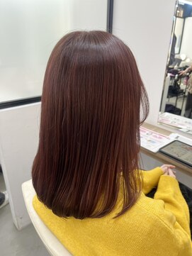 ヘアーアートシフォン 池袋西口店(Hair art chiffon) ダークブルー/デジタルパーマ/髪質改善/卵形/白髪染め/池袋
