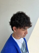 ジュエ ヘアー デザイン(Jue hair design)&nbsp;動きのあるシャドウパーマ/無造作/20代/知立