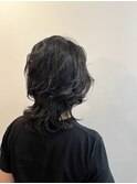 くせ毛×ゆるパーマ　外国人風ウルフ