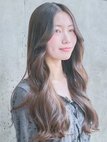 アッシュ 二俣川北口店(Ash) 韓国スタイル/艶髪カラー/くびれ巻き