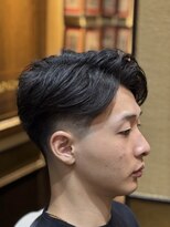 ヒロギンザ 大宮駅前店(HIRO GINZA)&nbsp;フェザーパーマフェード/大宮/メンズカット/ニュアンスパーマ