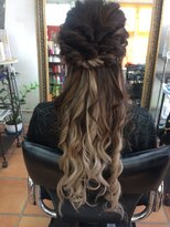 ヘアメイク プリンセス(Hair Make PRINCESS)&nbsp;ルーズハーフアップ