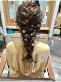 編みおろしアレンジ