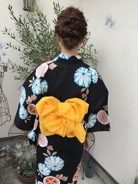 モカ ヘアーデザイン(moca HAIR DESIGN) 浴衣に似合うアップスタイル