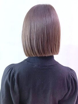 アイティー バイ アルバム 中野店(IT by ALBUM) ナチュラルボブ_クールショートピンクベージュボブルフ_ba308643