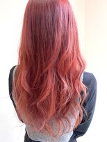 レーヴ(Reve) long　hair×orange　red　color【レーヴ】