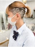 【roijir 山岸】スキンフェード女子 刈り上げ女子　ドラケン女子