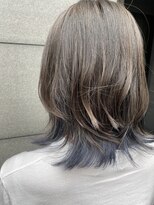 エイト 上野店(EIGHT ueno)&nbsp;EIGHT ueno【工藤】インナーカラー/ネイビーブルー