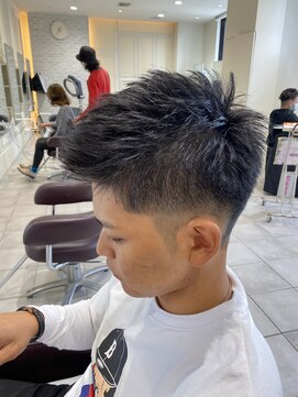 アヴァンス 天王寺店(AVANCE.) MEN'S HAIR モヒカン×アップバング