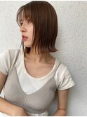 似合わせくびれボブ 似合わせカット アースカラー