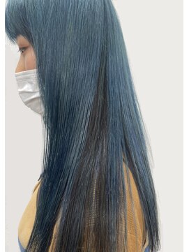 グリーン 町田(green) ターコイズブルー/アンブレラカラー/逆インナー