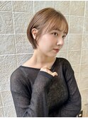 小顔ショート　ショートヘア　丸みショート　30代40代50代表参道